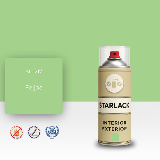 STARLACK SL 1217 FEİJOA SPREY BOYA 400 ML STARLACK SL 1217 FEİJOA SPREY BOYA 400 ML