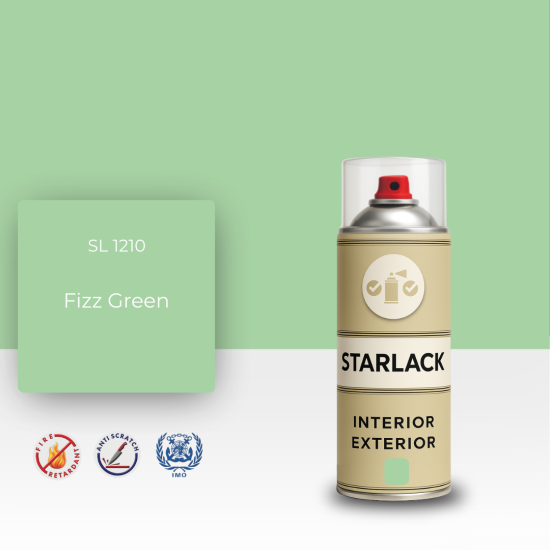 STARLACK SL 1210 FİZZ GREEN SPREY BOYA 400 ML STARLACK SL 1210 FİZZ GREEN SPREY BOYA 400 ML