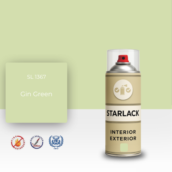 STARLACK SL 1367 GİN GREEN SPREY BOYA 400 ML STARLACK SL 1367 GİN GREEN SPREY BOYA 400 ML