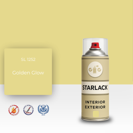 STARLACK SL 1252 GOLDEN GLOW SPREY BOYA 400 ML STARLACK SL 1252 GOLDEN GLOW SPREY BOYA 400 ML