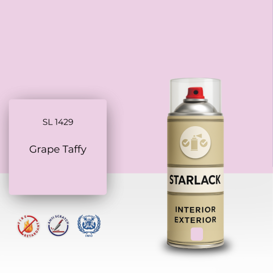 STARLACK SL 1429 GRAPE TAFFY SPREY BOYA 400 ML STARLACK SL 1429 GRAPE TAFFY SPREY BOYA 400 ML