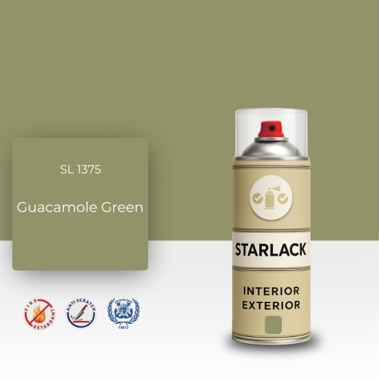 STARLACK SL 1375 GUACAMOLE GREEN SPREY BOYA 400 ML STARLACK SL 1375 GUACAMOLE GREEN SPREY BOYA 400 ML