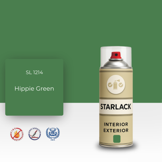 STARLACK SL 1214 HİPPİE GREEN SPREY BOYA 400 ML STARLACK SL 1214 HİPPİE GREEN SPREY BOYA 400 ML