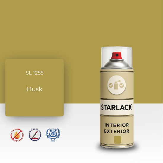 STARLACK SL 1255 HUSK SPREY BOYA 400 ML STARLACK SL 1255 HUSK SPREY BOYA 400 ML