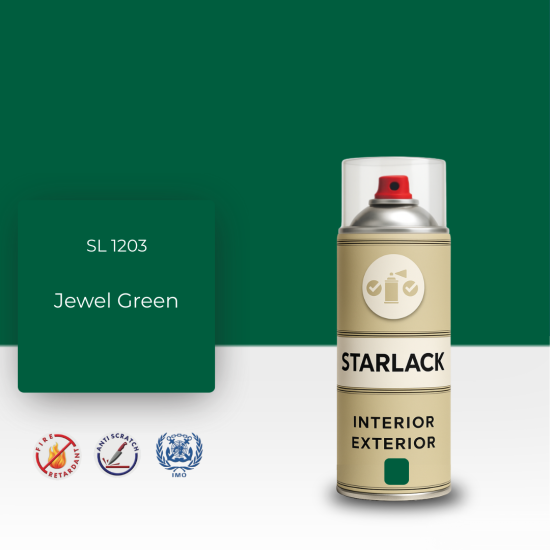 STARLACK SL 1203 JEWEL GREEN SPREY BOYA 400 ML STARLACK SL 1203 JEWEL GREEN SPREY BOYA 400 ML