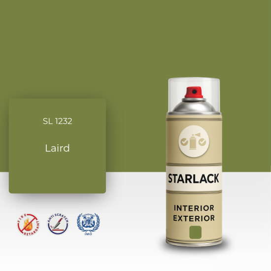 STARLACK SL 1232 LAİRD SPREY BOYA 400 ML STARLACK SL 1232 LAİRD SPREY BOYA 400 ML