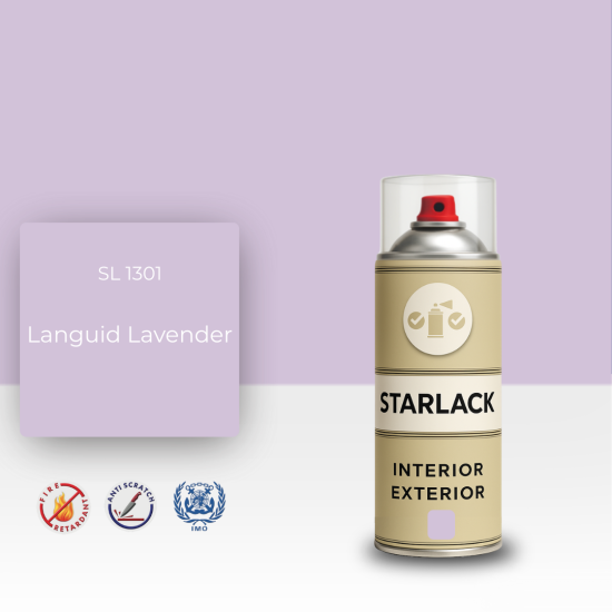 STARLACK SL 1301 LANGUİD LAVENDER SPREY BOYA 400 ML STARLACK SL 1301 LANGUİD LAVENDER SPREY BOYA 400 ML