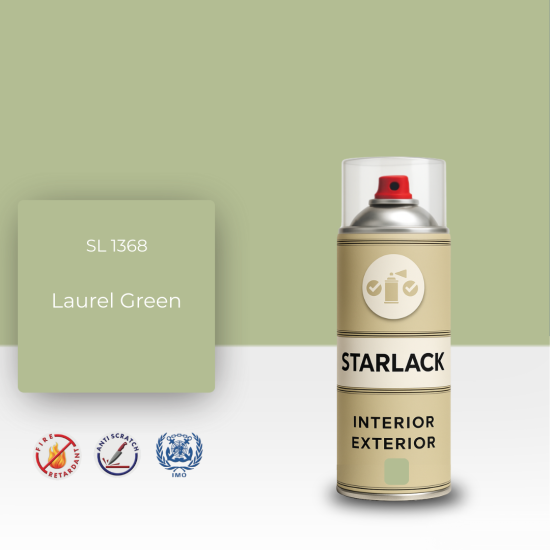 STARLACK SL 1368 LAUREL GREEN SPREY BOYA 400 ML STARLACK SL 1368 LAUREL GREEN SPREY BOYA 400 ML
