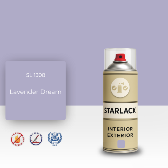 STARLACK SL 1308 LAVENDER DREAM SPREY BOYA 400 ML STARLACK SL 1308 LAVENDER DREAM SPREY BOYA 400 ML