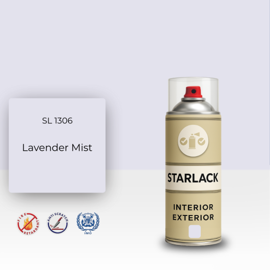 STARLACK SL 1306 LAVENDER MİST SPREY BOYA 400 ML STARLACK SL 1306 LAVENDER MİST SPREY BOYA 400 ML