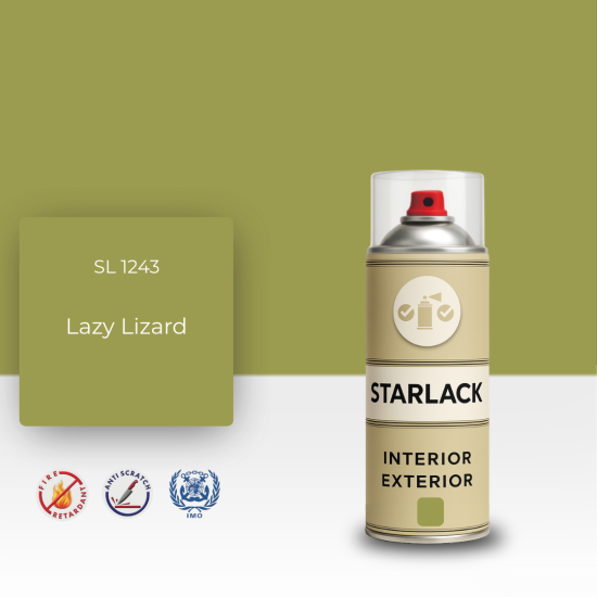 STARLACK SL 1243 LAZY LİZARD SPREY BOYA 400 ML STARLACK SL 1243 LAZY LİZARD SPREY BOYA 400 ML