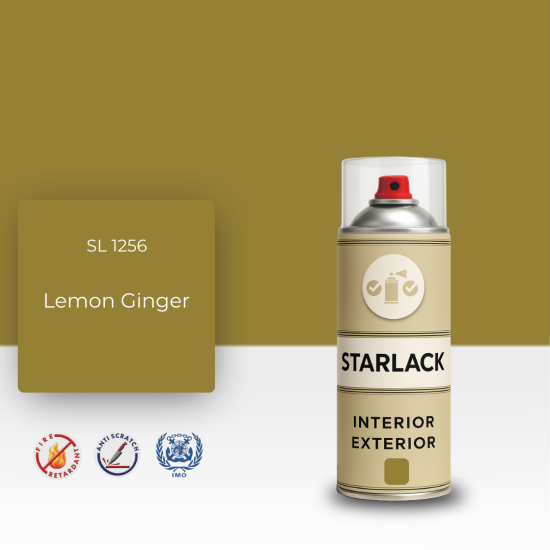 STARLACK SL 1256 LEMON GİNGER SPREY BOYA 400 ML STARLACK SL 1256 LEMON GİNGER SPREY BOYA 400 ML