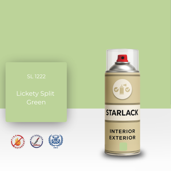 STARLACK SL 1222 LİCKETY SPLİT GREEN SPREY BOYA 400 ML STARLACK SL 1222 LİCKETY SPLİT GREEN SPREY BOYA 400 ML
