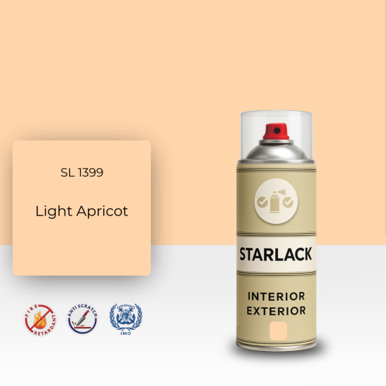 STARLACK SL 1399 LİGHT APRİCOT SPREY BOYA 400 ML STARLACK SL 1399 LİGHT APRİCOT SPREY BOYA 400 ML
