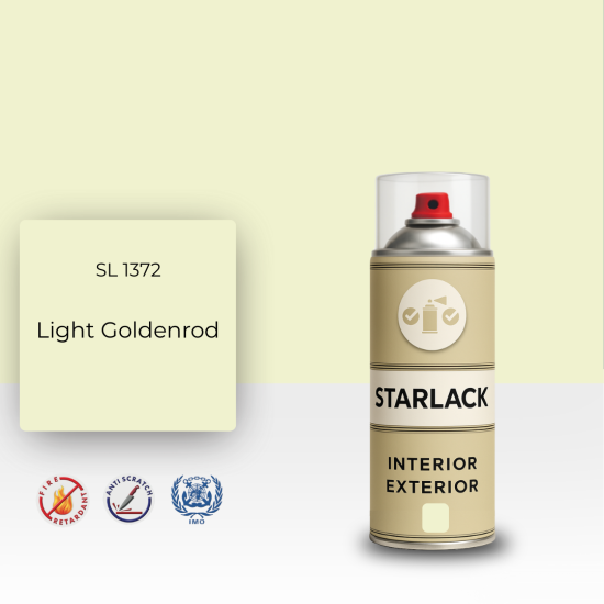 STARLACK SL 1372 LİGHT GOLDENROD SPREY BOYA 400 ML STARLACK SL 1372 LİGHT GOLDENROD SPREY BOYA 400 ML