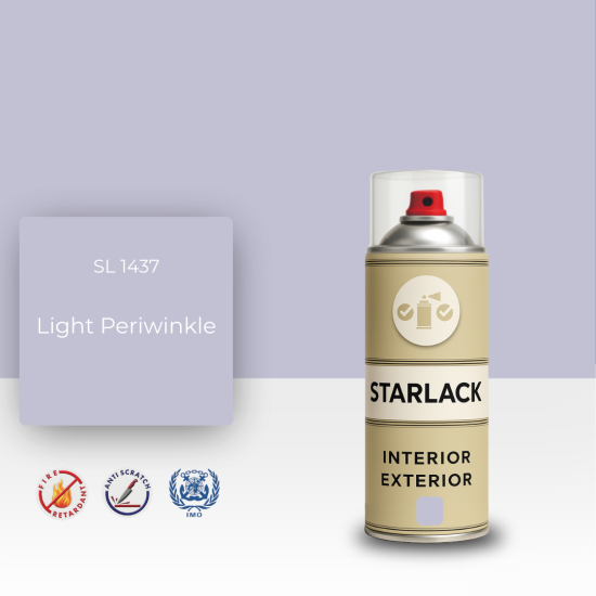 STARLACK SL 1437 LİGT PERİWİNNKLE SPREY BOYA 400 ML STARLACK SL 1437 LİGT PERİWİNNKLE SPREY BOYA 400 ML