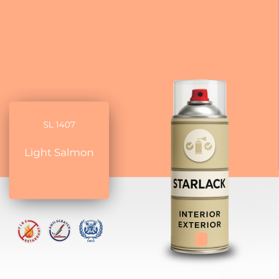 STARLACK SL 1407 LİGHT SALMON SPREY BOYA 400 ML STARLACK SL 1407 LİGHT SALMON SPREY BOYA 400 ML