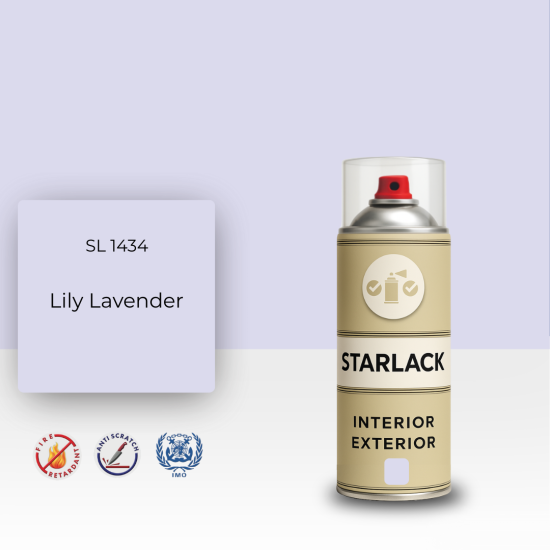 STARLACK SL 1434 LİLY LAVENDER SPREY BOYA 400 ML STARLACK SL 1434 LİLY LAVENDER SPREY BOYA 400 ML
