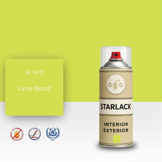 STARLACK SL 1473 LİME BURST SPREY BOYA 400 ML STARLACK SL 1473 LİME BURST SPREY BOYA 400 ML
