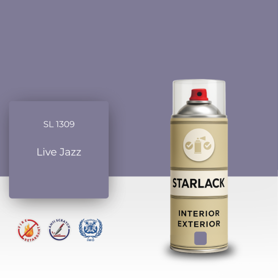 STARLACK SL 1309 LİVE JAZZ SPREY BOYA 400 ML STARLACK SL 1309 LİVE JAZZ SPREY BOYA 400 ML