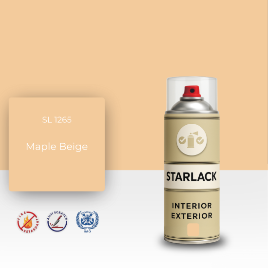 STARLACK SL 1265 MAPLE BEİGE SPREY BOYA 400 ML STARLACK SL 1265 MAPLE BEİGE SPREY BOYA 400 ML