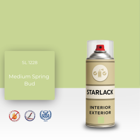 STARLACK SL 1228 MEDİUM SPRİNG BUD SPREY BOYA 400 ML STARLACK SL 1228 MEDİUM SPRİNG BUD SPREY BOYA 400 ML