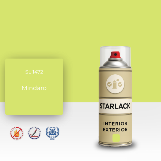 STARLACK SL 1472 MİNDARO SPREY BOYA 400 ML STARLACK SL 1472 MİNDARO SPREY BOYA 400 ML