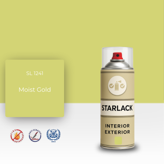 STARLACK SL 1241 MOİST GOLD SPREY BOYA 400 ML STARLACK SL 1241 MOİST GOLD SPREY BOYA 400 ML