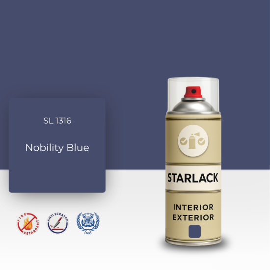 STARLACK SL 1316 NOBİLİTY BLUE SPREY BOYA 400 ML STARLACK SL 1316 NOBİLİTY BLUE SPREY BOYA 400 ML