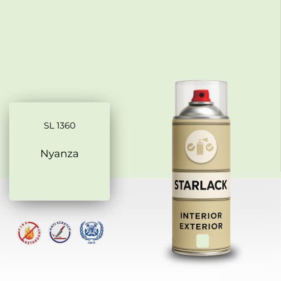 STARLACK SL 1360 NYANZA SPREY BOYA 400 ML STARLACK SL 1360 NYANZA SPREY BOYA 400 ML