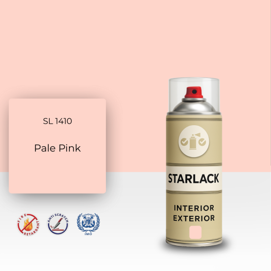 STARLACK SL 1410 PALE PİNK SPREY BOYA 400 ML STARLACK SL 1410 PALE PİNK SPREY BOYA 400 ML