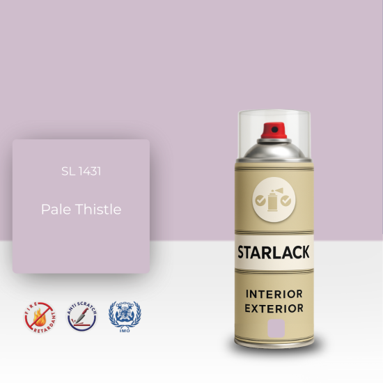 STARLACK SL 1431 PALE THİSTLE SPREY BOYA 400 ML STARLACK SL 1431 PALE THİSTLE SPREY BOYA 400 ML