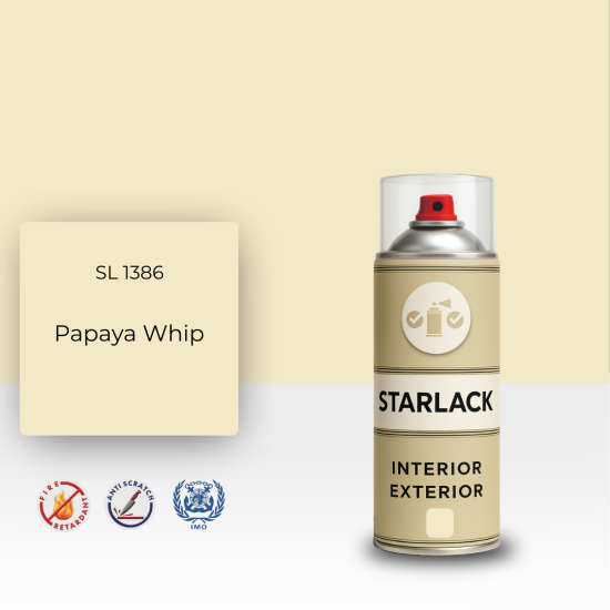 STARLACK SL 1386 PAPAYA WHİP SPREY BOYA 400 ML STARLACK SL 1386 PAPAYA WHİP SPREY BOYA 400 ML