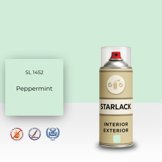 STARLACK SL 1452 PEPPERMİNT SPREY BOYA 400 ML STARLACK SL 1452 PEPPERMİNT SPREY BOYA 400 ML