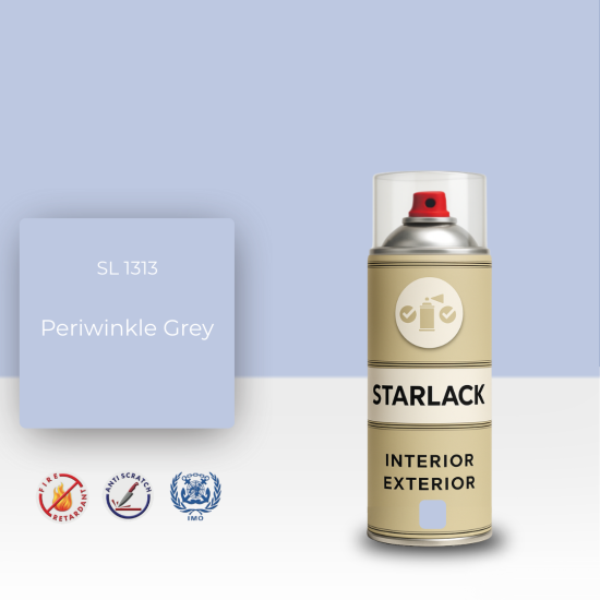 STARLACK SL 1313 PERİWİNKLE GREY SPREY BOYA 400 ML STARLACK SL 1313 PERİWİNKLE GREY SPREY BOYA 400 ML
