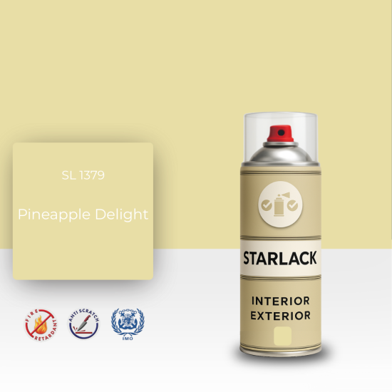 STARLACK SL 1379 PİNEAPPLE DELİGHT SPREY BOYA 400 ML STARLACK SL 1379 PİNEAPPLE DELİGHT SPREY BOYA 400 ML