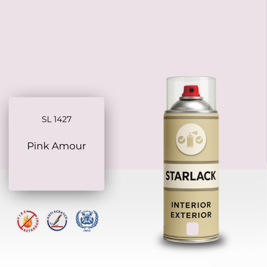 STARLACK SL 1427 PİNK AMOUR SPREY BOYA 400 ML STARLACK SL 1427 PİNK AMOUR SPREY BOYA 400 ML