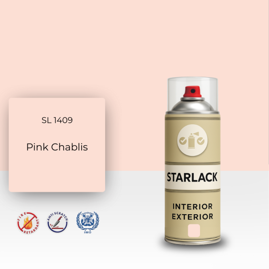 STARLACK SL 1409 PİNK CHABLİS SPREY BOYA 400 ML STARLACK SL 1409 PİNK CHABLİS SPREY BOYA 400 ML
