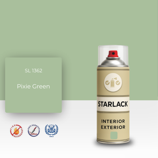 STARLACK SL 1362 PİXİE GREEN SPREY BOYA 400 ML STARLACK SL 1362 PİXİE GREEN SPREY BOYA 400 ML