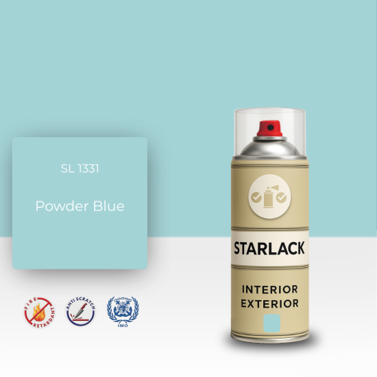 STARLACK SL 1331 POWDER BLUE SPREY BOYA 400 ML STARLACK SL 1331 POWDER BLUE SPREY BOYA 400 ML