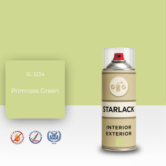 STARLACK SL 1234 PRİMROSE GREEN SPREY BOYA 400 ML STARLACK SL 1234 PRİMROSE GREEN SPREY BOYA 400 ML