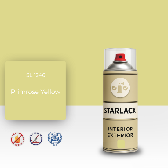 STARLACK SL 1246 PRİMROSE YELLOW SPREY BOYA 400 ML STARLACK SL 1246 PRİMROSE YELLOW SPREY BOYA 400 ML