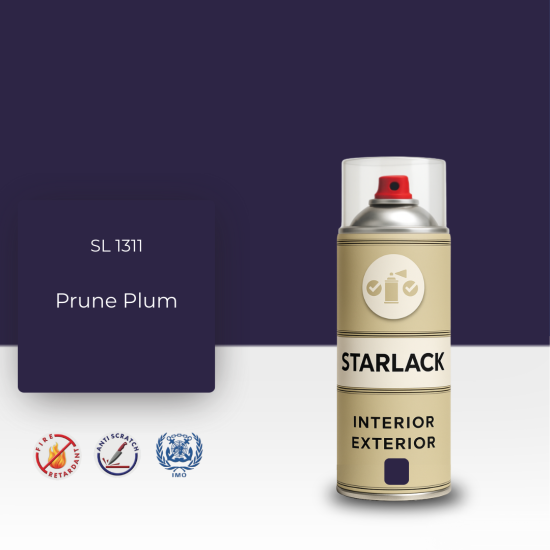STARLACK SL 1311 PRUNE PLUM SPREY BOYA 400 ML STARLACK SL 1311 PRUNE PLUM SPREY BOYA 400 ML