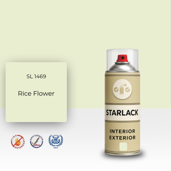STARLACK SL 1469 RİCE FLOWER SPREY BOYA 400 ML STARLACK SL 1469 RİCE FLOWER SPREY BOYA 400 ML