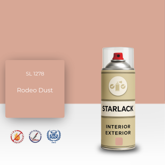 STARLACK SL 1278 RODEO DUST SPREY BOYA 400 ML STARLACK SL 1278 RODEO DUST SPREY BOYA 400 ML