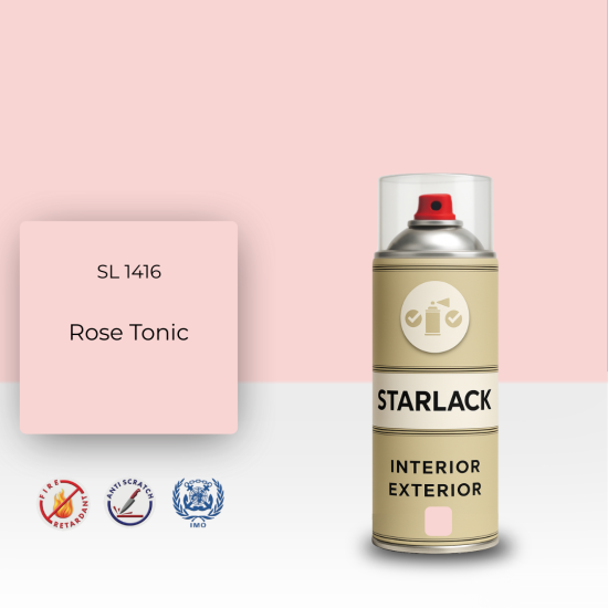 STARLACK SL 1416 ROSE TONİC SPREY BOYA 400 ML STARLACK SL 1416 ROSE TONİC SPREY BOYA 400 ML