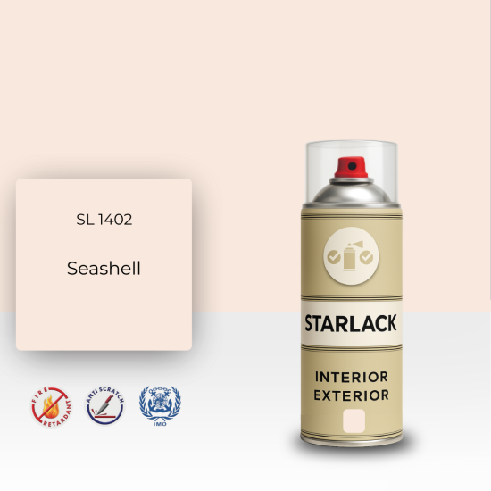 STARLACK SL 1402 SEASHELL SPREY BOYA 400 ML STARLACK SL 1402 SEASHELL SPREY BOYA 400 ML