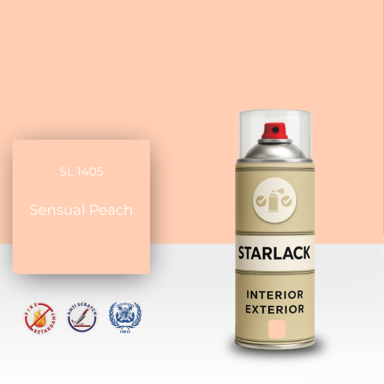 STARLACK SL 1405 SENSUAL PEACH SPREY BOYA 400 ML STARLACK SL 1405 SENSUAL PEACH SPREY BOYA 400 ML