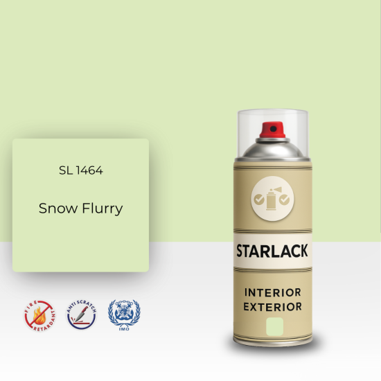 STARLACK SL 1464 SNOW FLURRY SPREY BOYA 400 ML STARLACK SL 1464 SNOW FLURRY SPREY BOYA 400 ML