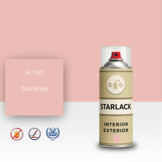 STARLACK SL 1283 TEA ROSE SPREY BOYA 400 ML STARLACK SL 1283 TEA ROSE SPREY BOYA 400 ML